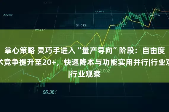 掌心策略 灵巧手进入“量产导向”阶段：自由度技术竞争提升至20+，快速降本与功能实用并行|行业观察